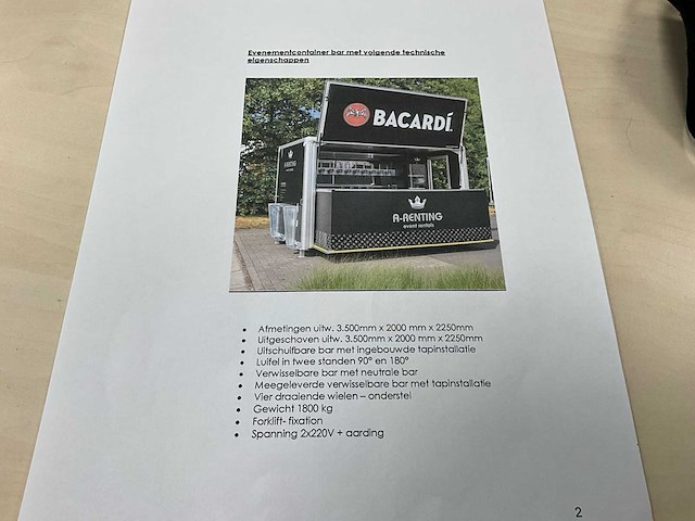 2 foodcontainer inclusief 1 aanhangwagen tack - afbeelding 5 van  7