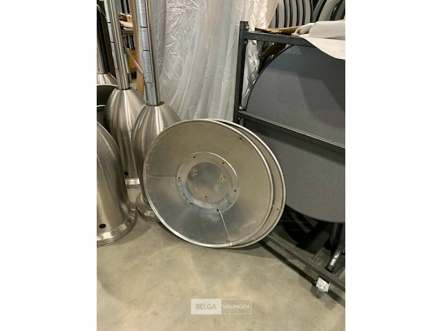 2 gas terrasverwarmer champignon - afbeelding 2 van  2