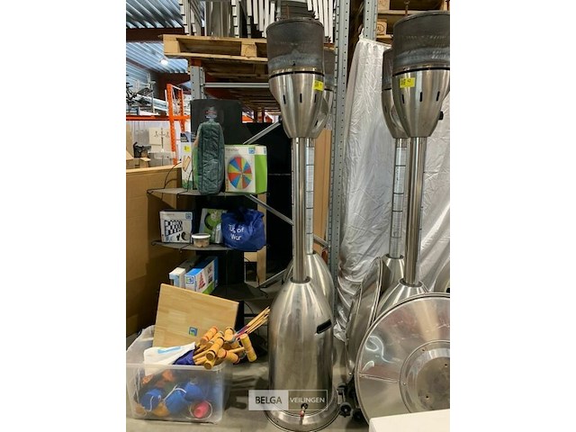 2 gas terrasverwarmer champignon - afbeelding 1 van  2