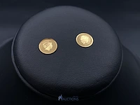 2 geelgouden muntjes – 22 karaat – 1 gram - afbeelding 2 van  6