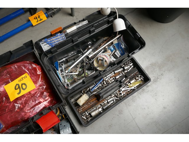 2 gereedschapskoffers met inhoud - afbeelding 4 van  4