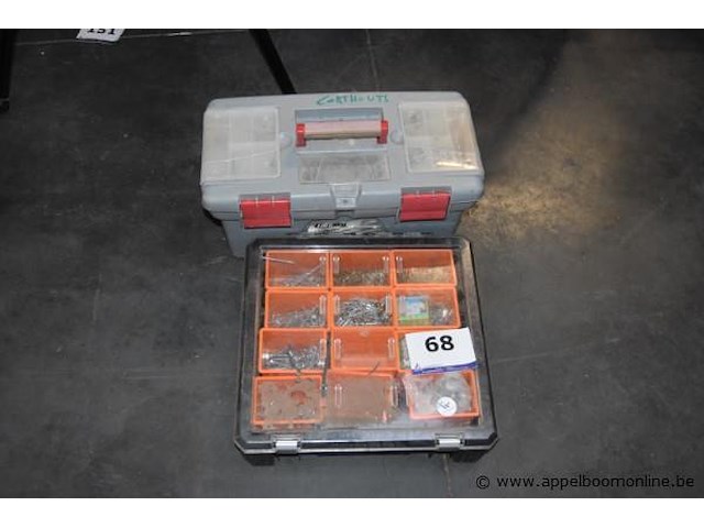 2 gereedschapskoffertjes - afbeelding 1 van  1