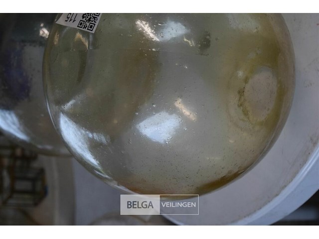 2 glazen bollen voor verlichting - afbeelding 2 van  3