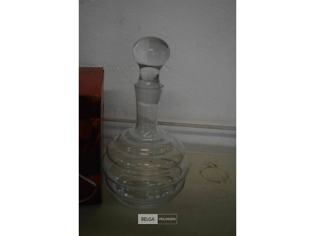 2 glazen decanteer kannen - afbeelding 2 van  3