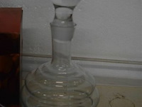 2 glazen decanteer kannen - afbeelding 2 van  3