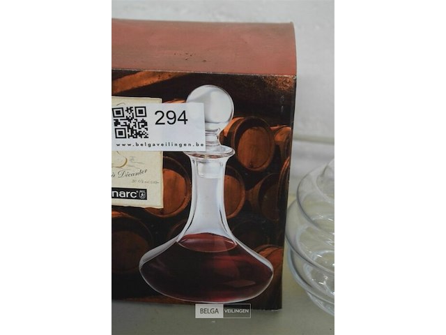 2 glazen decanteer kannen - afbeelding 3 van  3