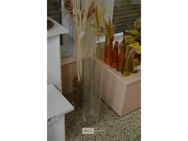 2 glazen kokervazen 80 hoog - afbeelding 1 van  4