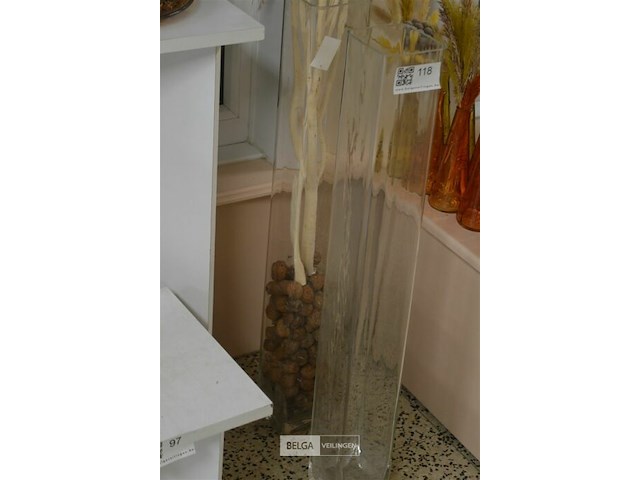 2 glazen kokervazen 80 hoog - afbeelding 4 van  4