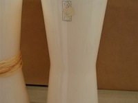 2 glazen vazen h=35cm - afbeelding 2 van  3