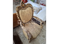 2 gouden fauteuils - afbeelding 1 van  1