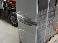 2 grijs kunstof kasten afm. 67x40x174cm, 2 grijs kunstof kasten afm. 67x40x90cm - afbeelding 3 van  6