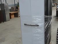 2 grijs kunstof kasten afm. 67x40x174cm, 2 grijs kunstof kasten afm. 67x40x90cm - afbeelding 6 van  6