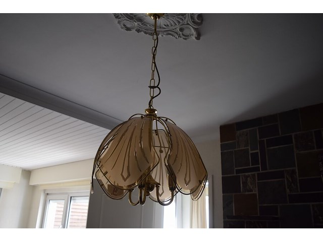2 hanglampen en 1 wandlamp - afbeelding 3 van  5
