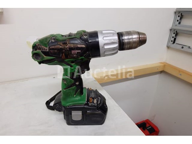 2 hitachi batterij-aangedreven boormachines - afbeelding 2 van  11