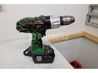 2 hitachi batterij-aangedreven boormachines - afbeelding 2 van  11