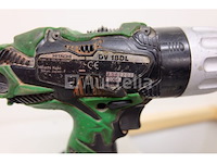 2 hitachi batterij-aangedreven boormachines - afbeelding 3 van  11