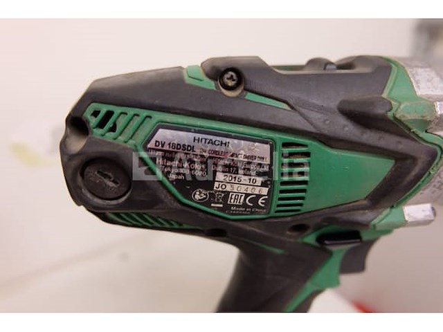 2 hitachi batterij-aangedreven boormachines - afbeelding 9 van  11