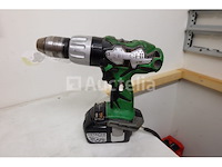 2 hitachi batterij-aangedreven boormachines - afbeelding 10 van  11