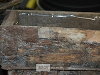 2 houten bloembakjes 11x32 cm - afbeelding 2 van  3