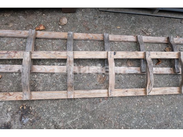 2 houten dakladders - afbeelding 3 van  6