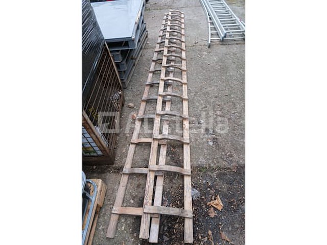 2 houten dakladders - afbeelding 5 van  6