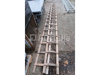 2 houten dakladders - afbeelding 5 van  6