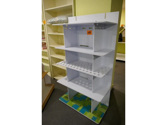 2 houten display of boekenrekken - afbeelding 1 van  6