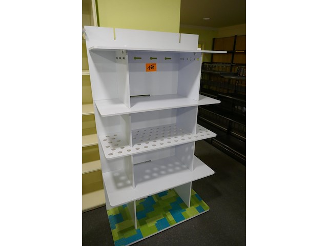 2 houten display of boekenrekken - afbeelding 2 van  6