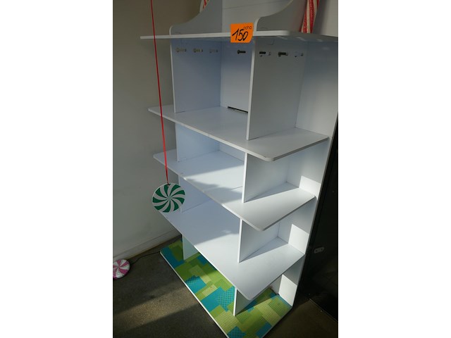 2 houten display of boekenrekken - afbeelding 4 van  6