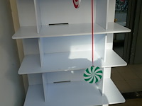2 houten display of boekenrekken - afbeelding 5 van  6
