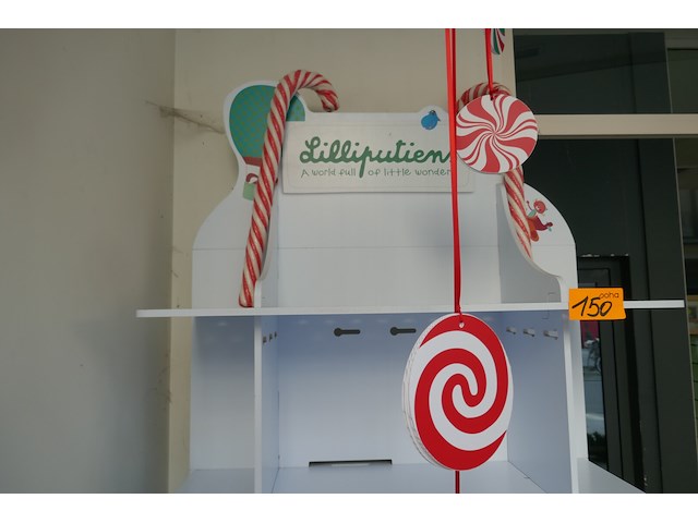 2 houten display of boekenrekken - afbeelding 6 van  6