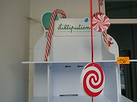 2 houten display of boekenrekken - afbeelding 6 van  6