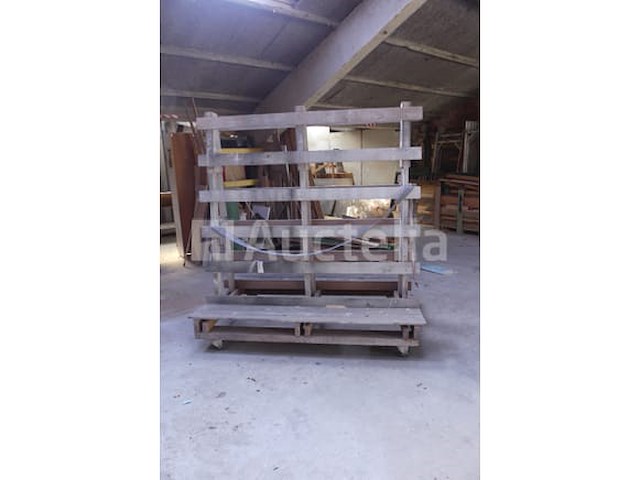 2 houten ezels met wielen - afbeelding 4 van  9