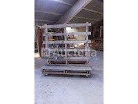2 houten ezels met wielen - afbeelding 4 van  9