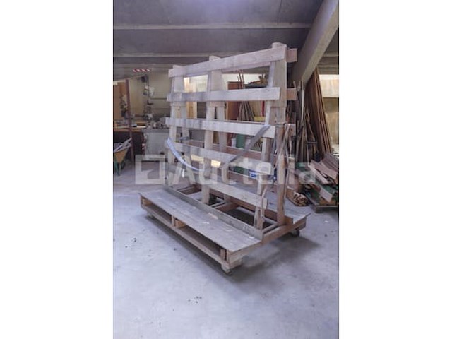 2 houten ezels met wielen - afbeelding 5 van  9