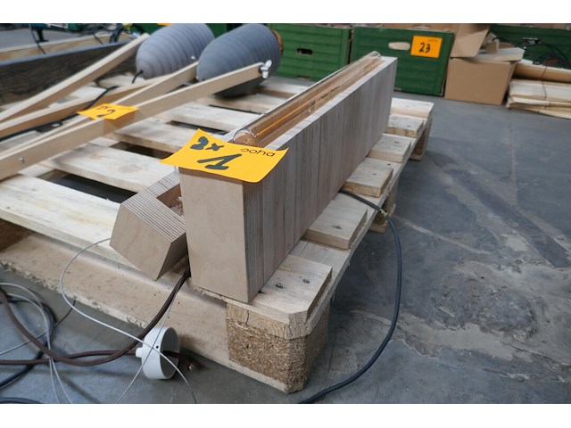 2 houten hanglampen dassein - afbeelding 1 van  4