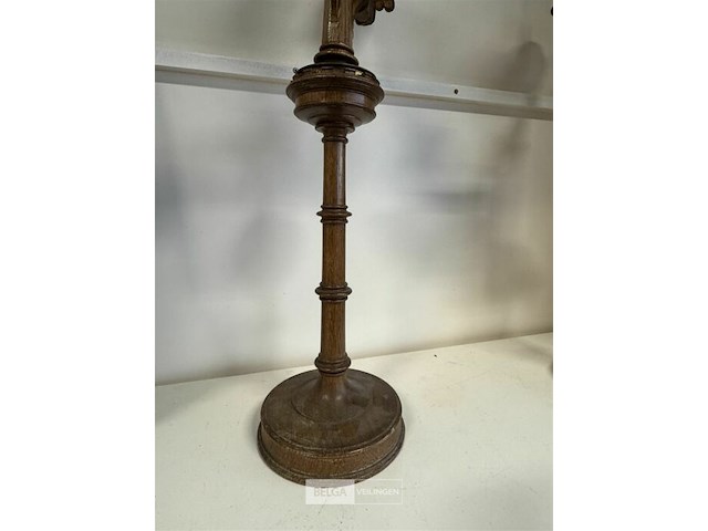 2 houten kandelaars - afbeelding 3 van  3