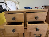2 houten kastjes + ladekastjes - afbeelding 3 van  3