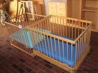 2 houten kinderparken