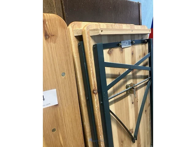 2 houten klaptafels - afbeelding 2 van  3