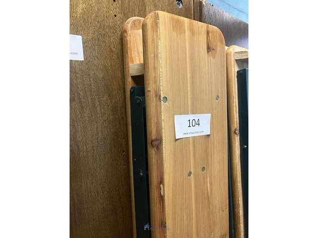 2 houten klaptafels - afbeelding 3 van  3