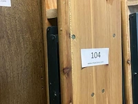 2 houten klaptafels - afbeelding 3 van  3