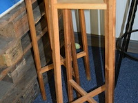 2 houten planten steunders - afbeelding 1 van  2