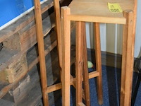 2 houten planten steunders - afbeelding 2 van  2