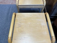 2 houten salontafels/nachtkastjes - afbeelding 3 van  4