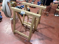2 houten schragen