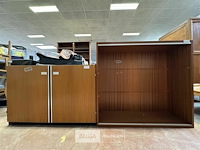 2 houten stapelbare kasten - afbeelding 1 van  4