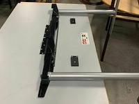 2 houten tafels met inklapbare poten - afbeelding 2 van  3