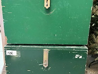 2 houten werkkoffers - afbeelding 1 van  3