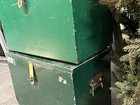 2 houten werkkoffers - afbeelding 2 van  3